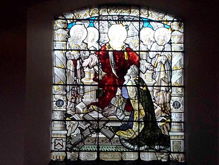 Clerkenwell St James - Detail of Stained Glass2